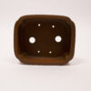 Pot à bonsaï en grès 13,5x11x4,5 cm – Image 4