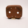 Pot à bonsaï en grès 13,5x11x4,5 cm – Image 2