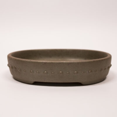 Pot à bonsaï en grès 19x15x4 cm
