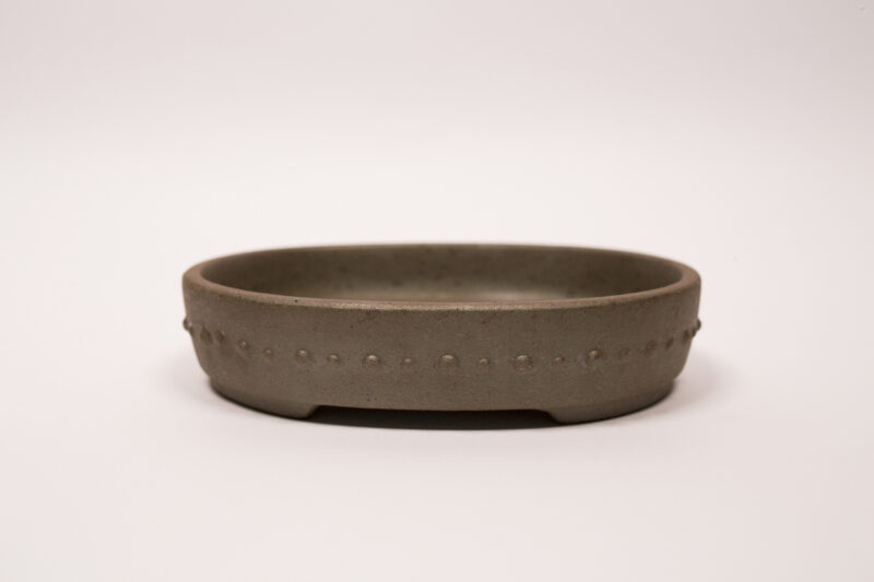 Pot à bonsaï en grès 19x15x4 cm