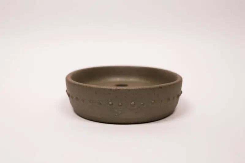 Pot à bonsaï en grès 19x15x4 cm – Image 2