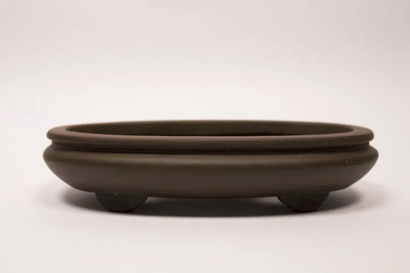 Pot à bonsaï en grès 24,5x12,5x5,5 cm