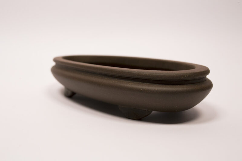 Pot à bonsaï en grès 24,5x12,5x5,5 cm – Image 3