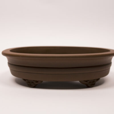 Pot à bonsaï en grès 22x17,5x6 cm