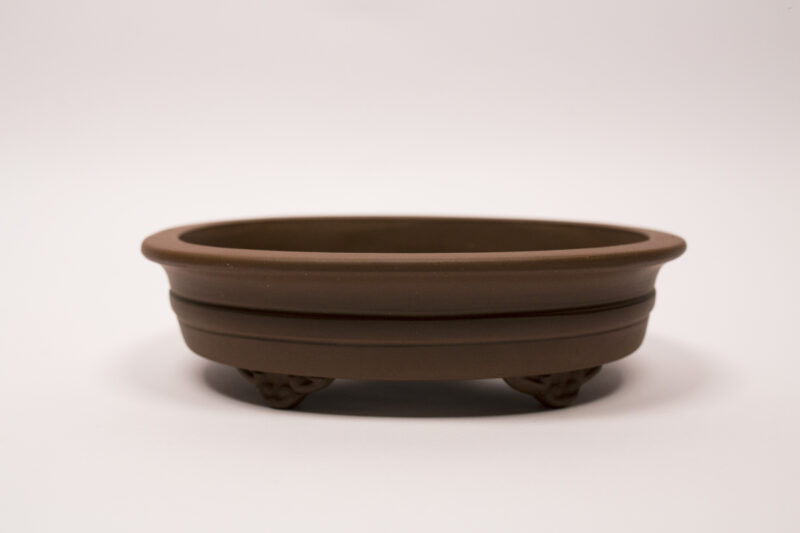 Pot à bonsaï en grès 22x17,5x6 cm