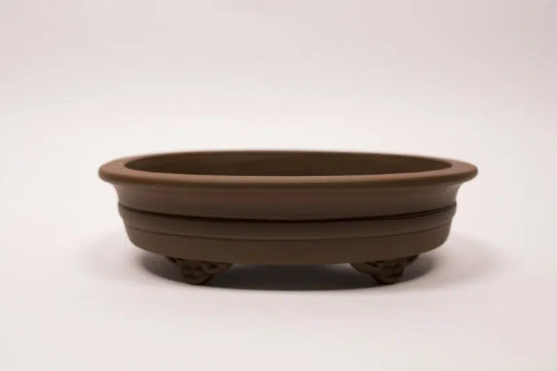 Pot à bonsaï en grès 22x17,5x6 cm
