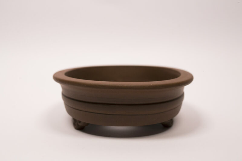 Pot à bonsaï en grès 22x17,5x6 cm – Image 2