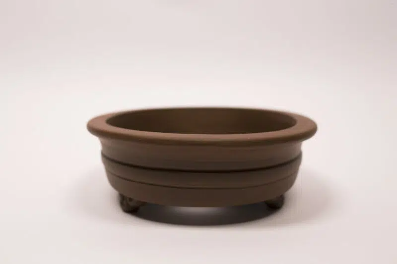 Pot à bonsaï en grès 22x17,5x6 cm – Image 2