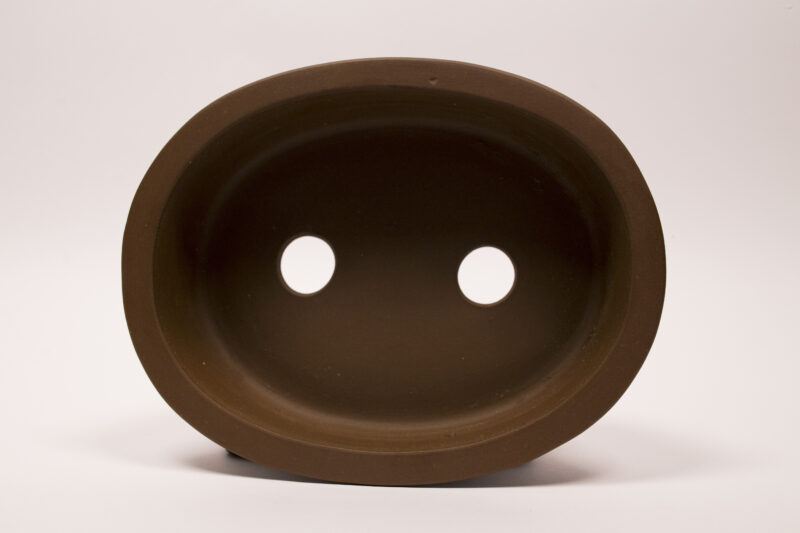 Pot à bonsaï en grès 22x17,5x6 cm – Image 3