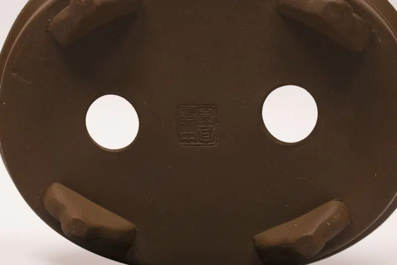 Pot à bonsaï en grès 22x17,5x6 cm – Image 4