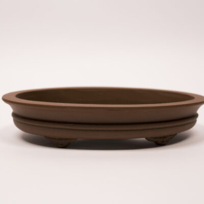 Pot à bonsaï en grès 21x14x4,5 cm