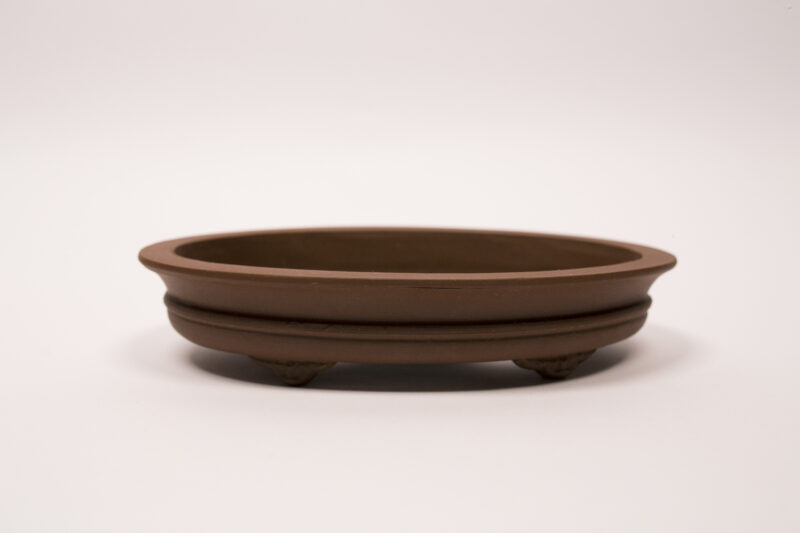 Pot à bonsaï en grès 21x14x4,5 cm