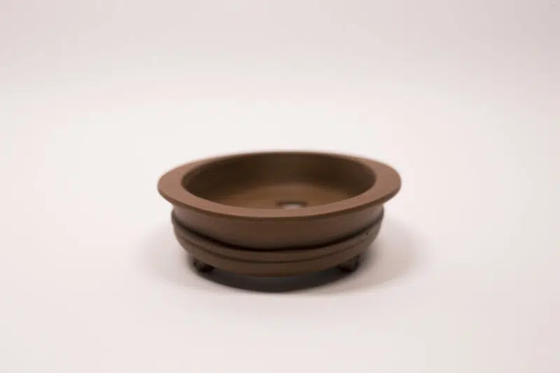 Pot à bonsaï en grès 21x14x4,5 cm – Image 2